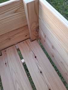 Hochbeet Lärche für Balkon und Terrasse