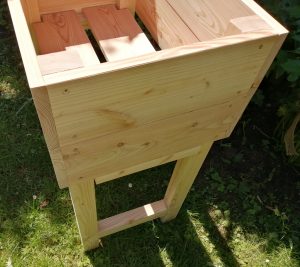 Hochbeet Lärche für Balkon und Terrasse