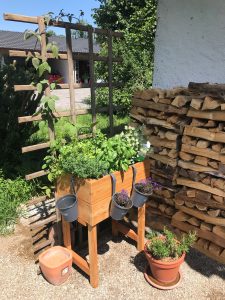 Hochbeet Lärche für Balkon und Terrasse